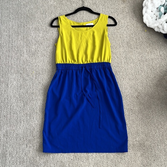 Calvin Klein split color dress - Picture 1 of 6